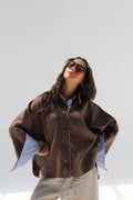 Breeze Pure Linen Shirt - Brown