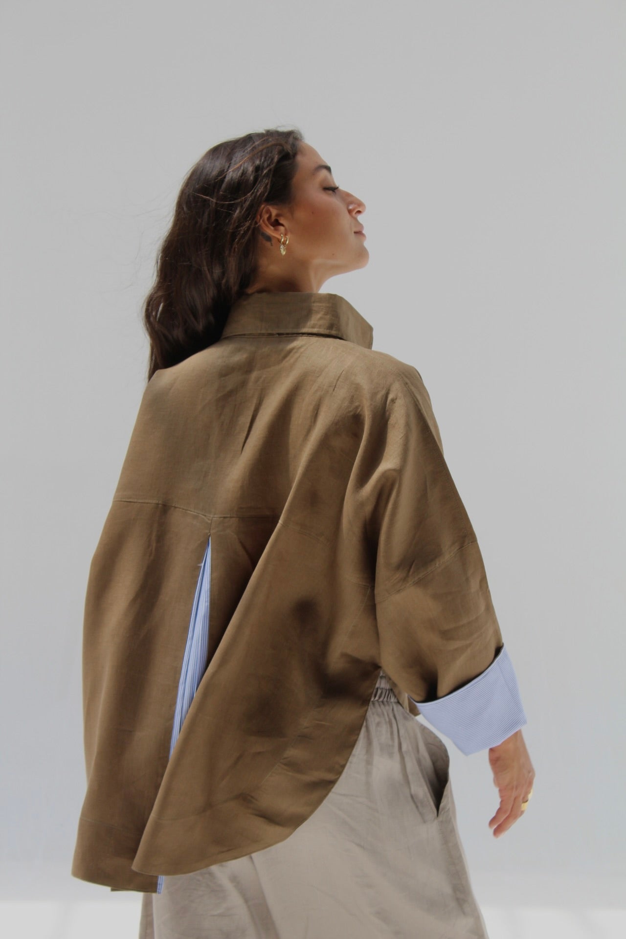 Breeze Pure Linen Shirt - Cumin