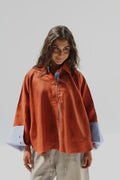 Breeze Pure Linen Shirt - Orange