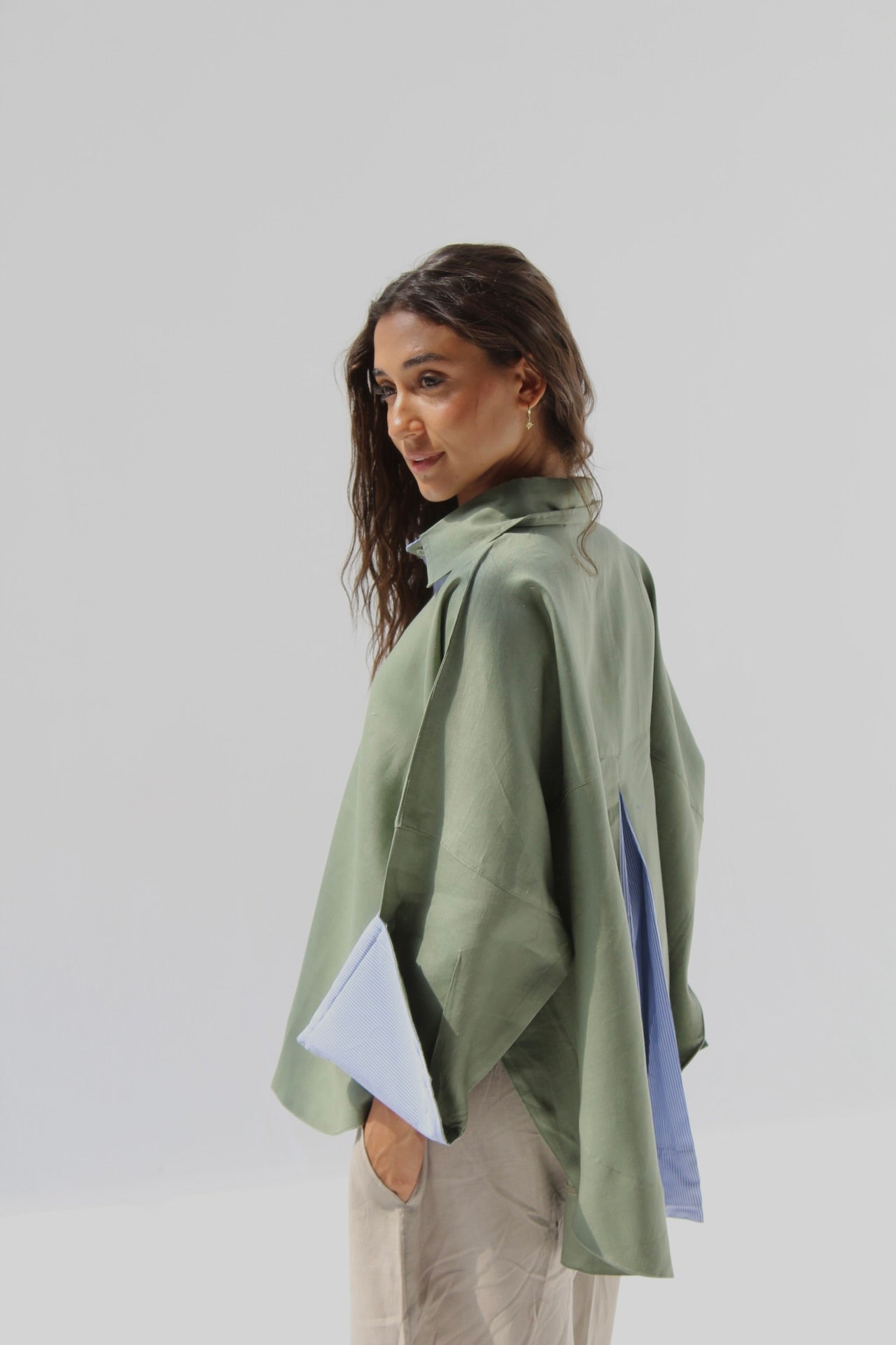 Breeze Pure Linen Shirt - Olive