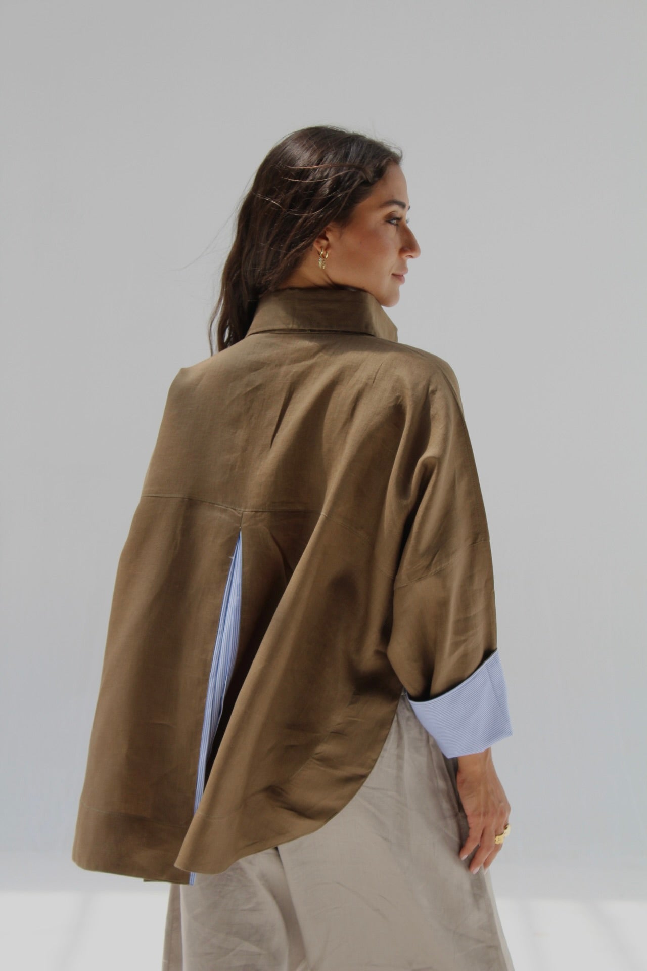 Breeze Pure Linen Shirt - Cumin