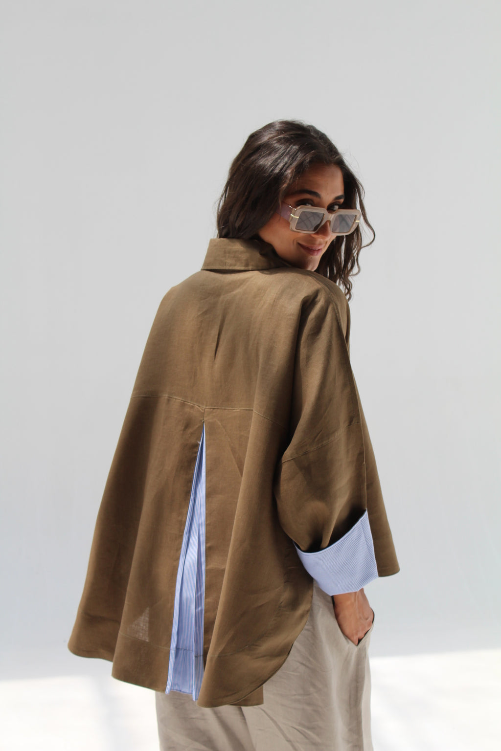 Breeze Pure Linen Shirt - Cumin