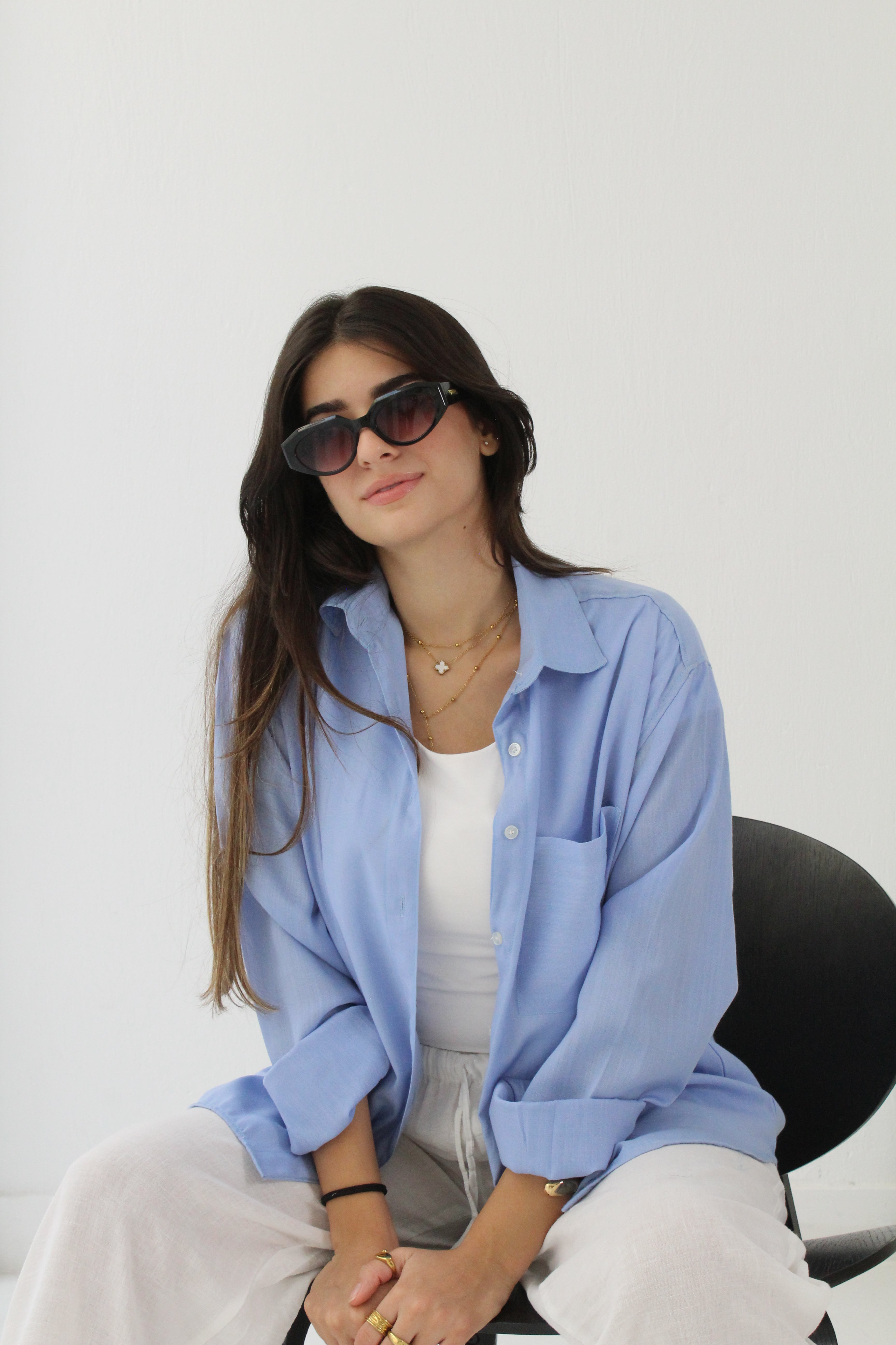 Linen Shirt - Blue