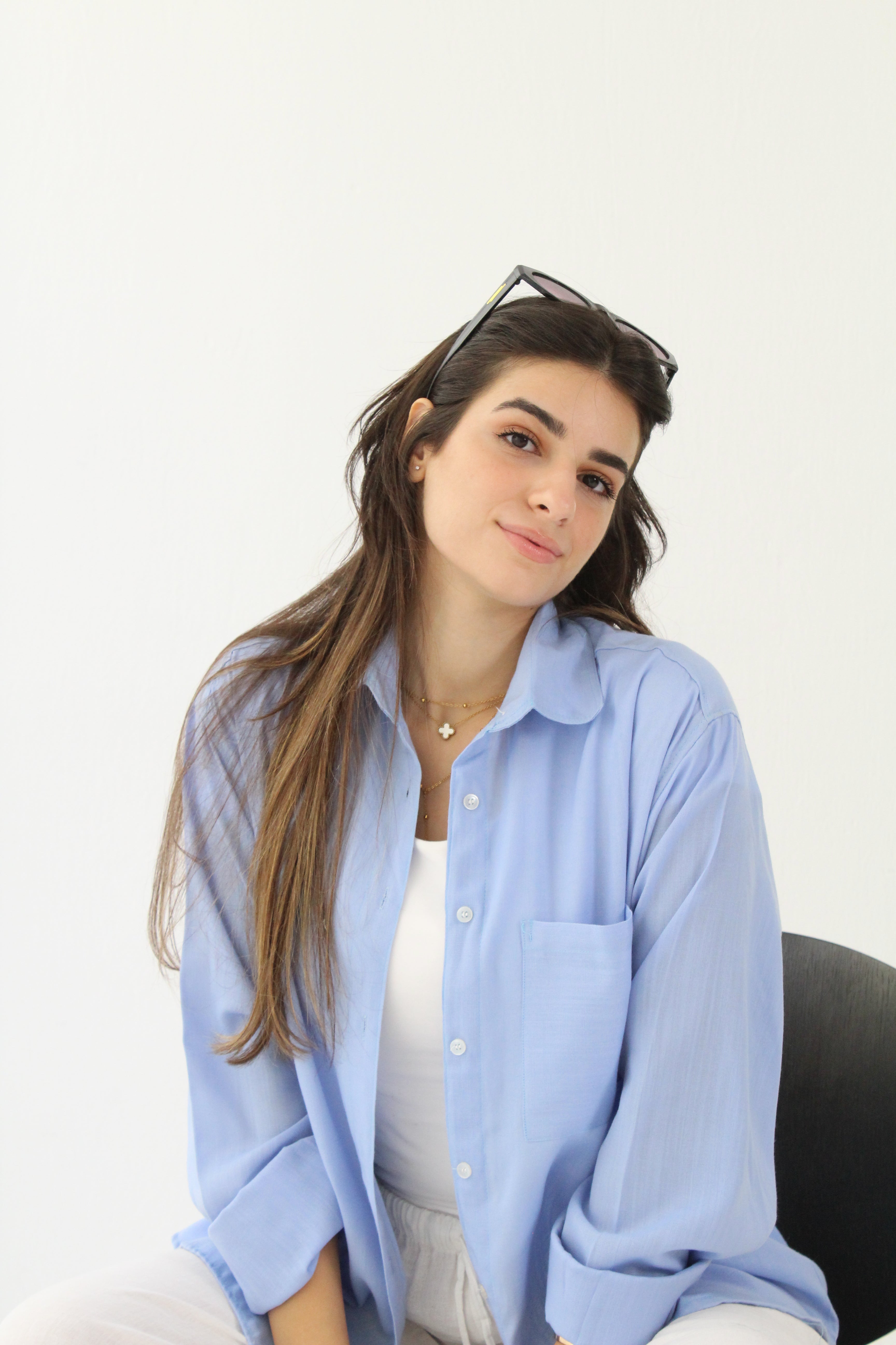 Linen Shirt - Blue