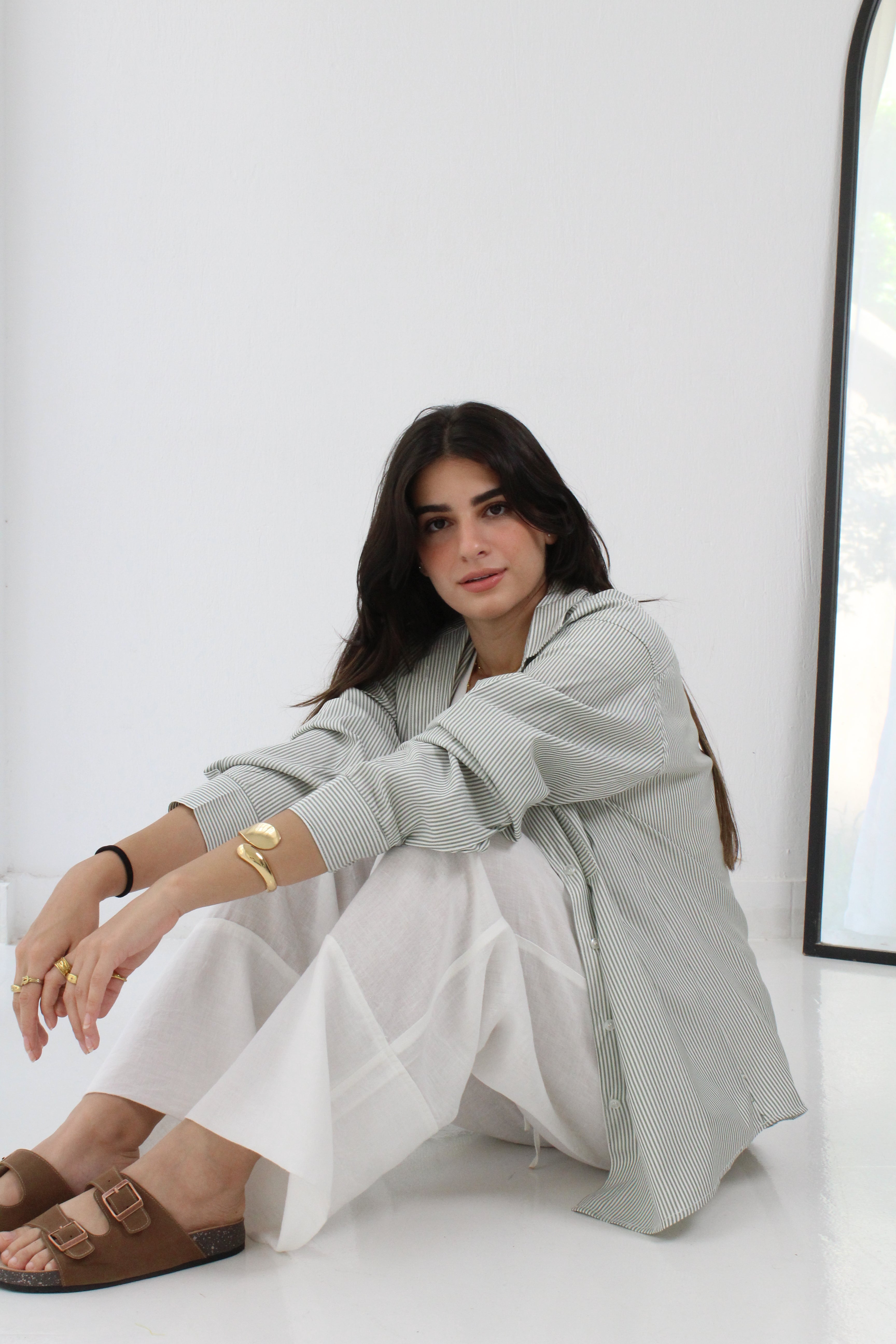 Stripe Shirt - Olive