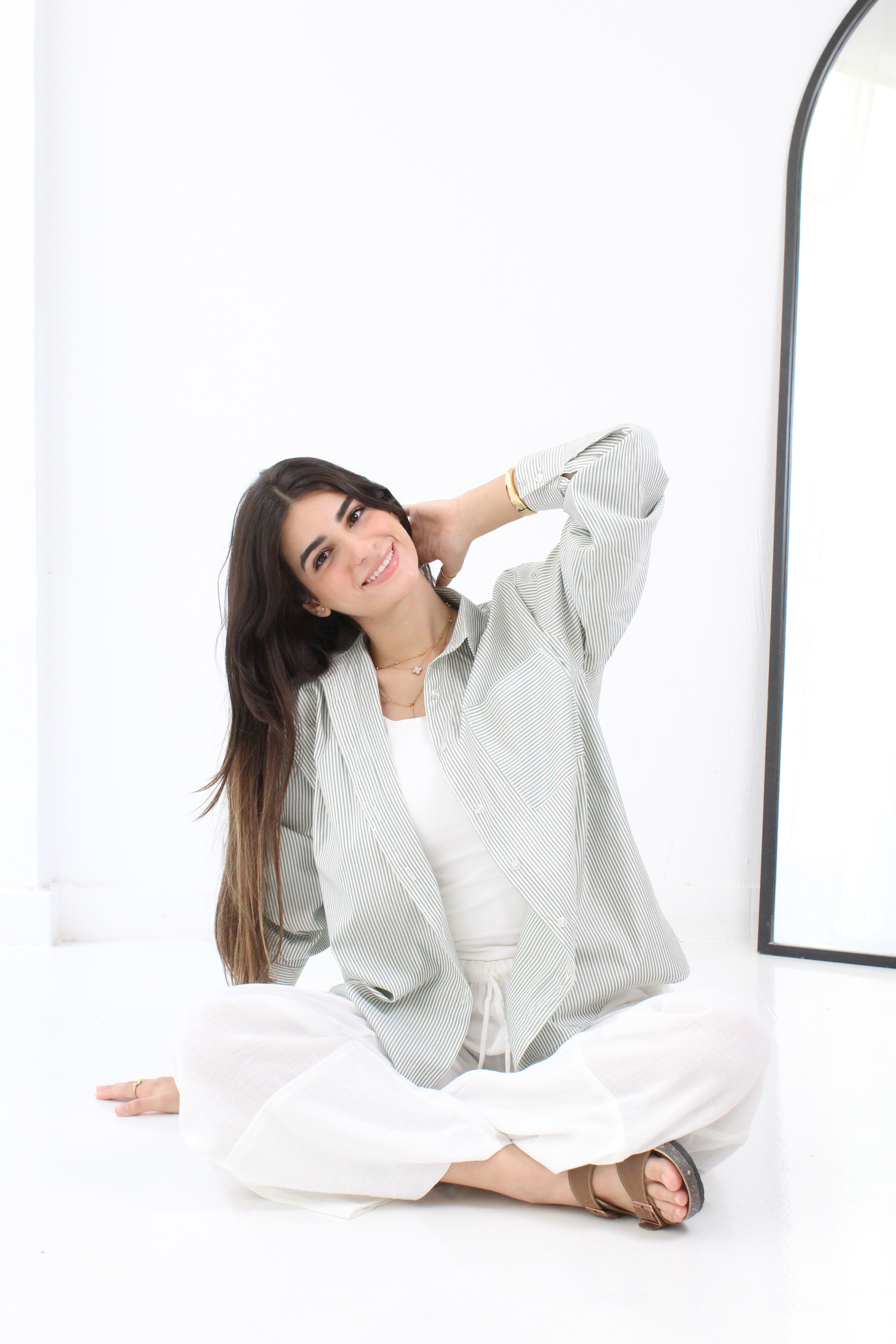 Stripe Shirt - Olive