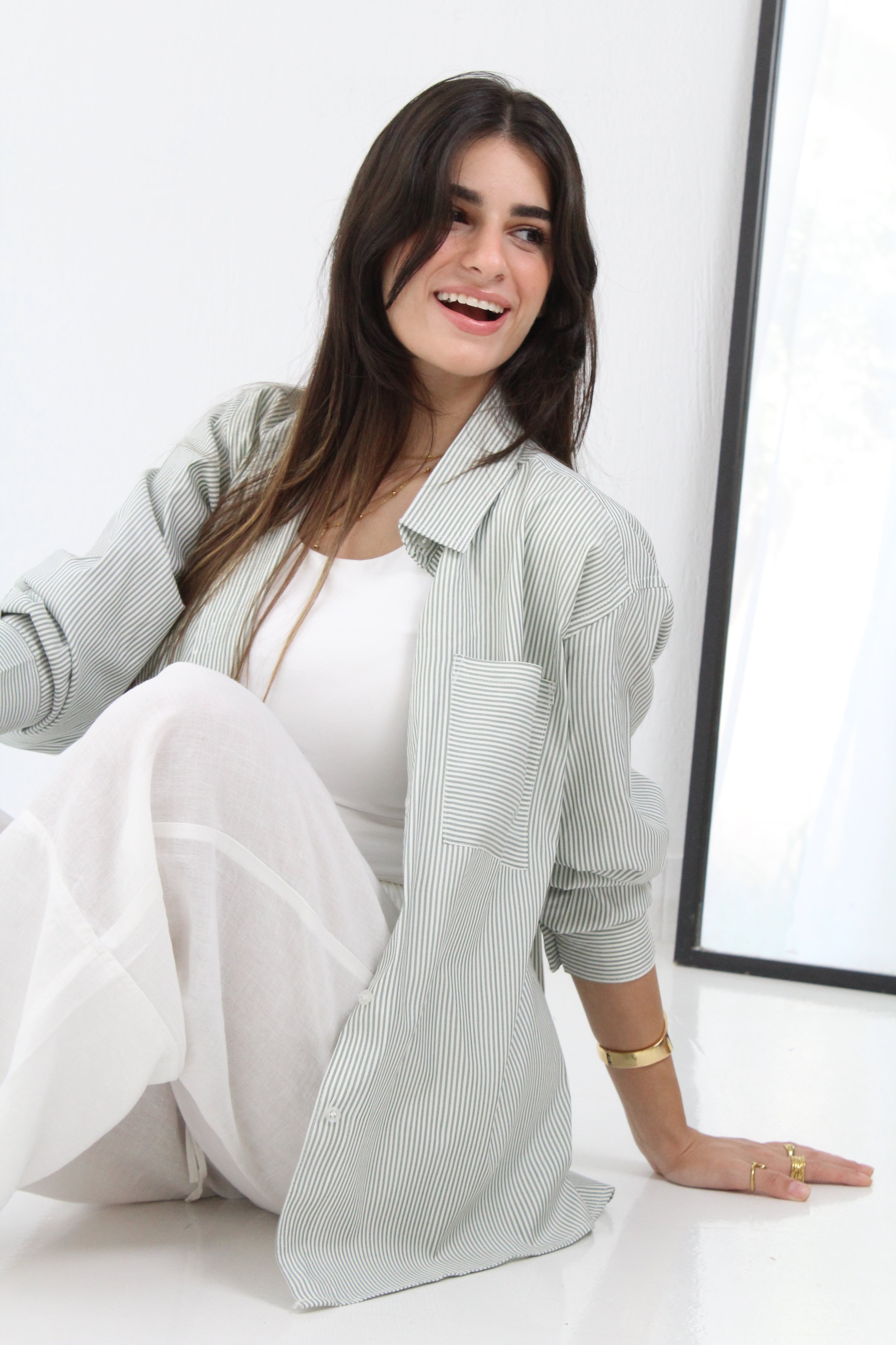 Stripe Shirt - Olive