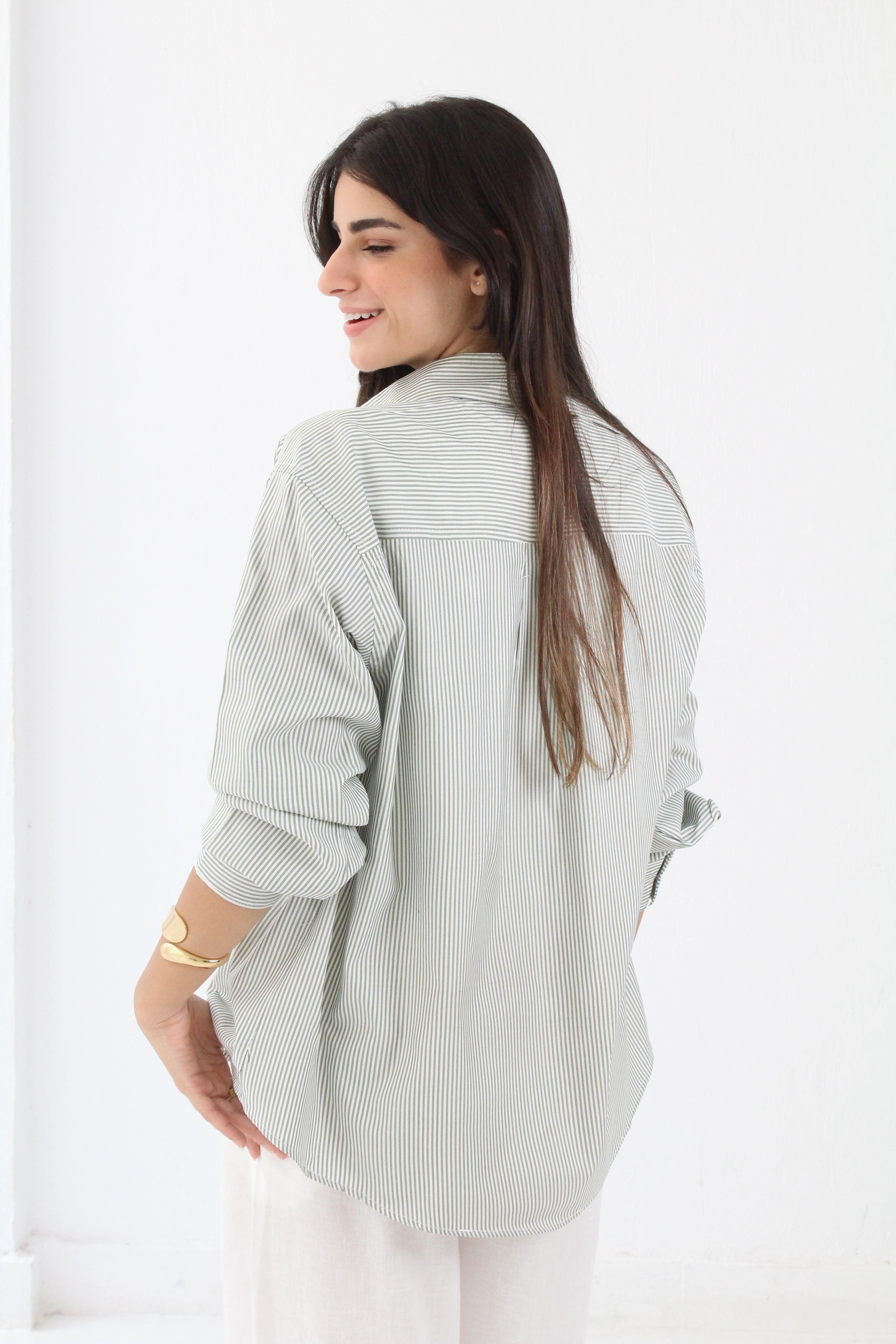 Stripe Shirt - Olive