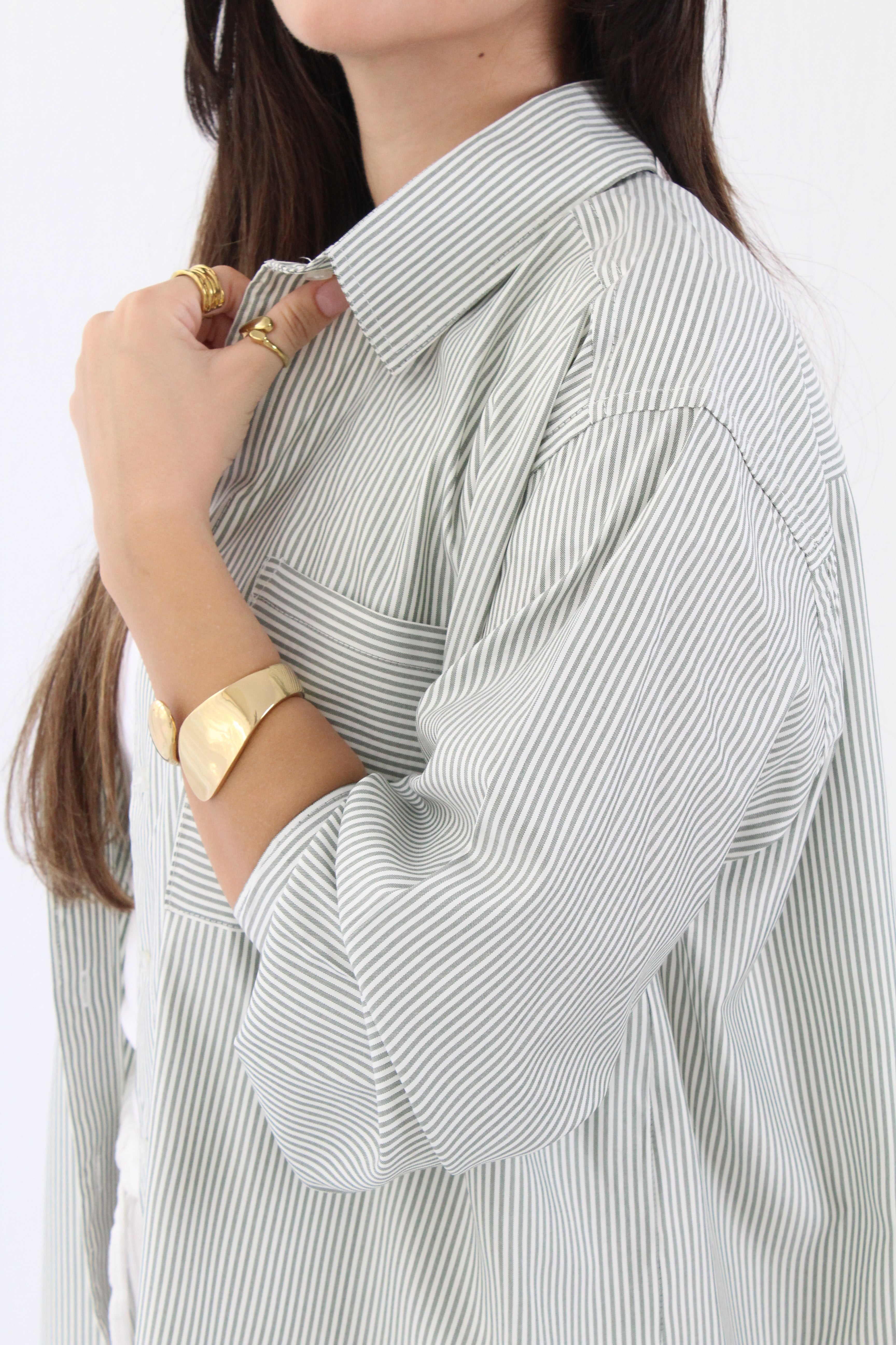 Stripe Shirt - Olive