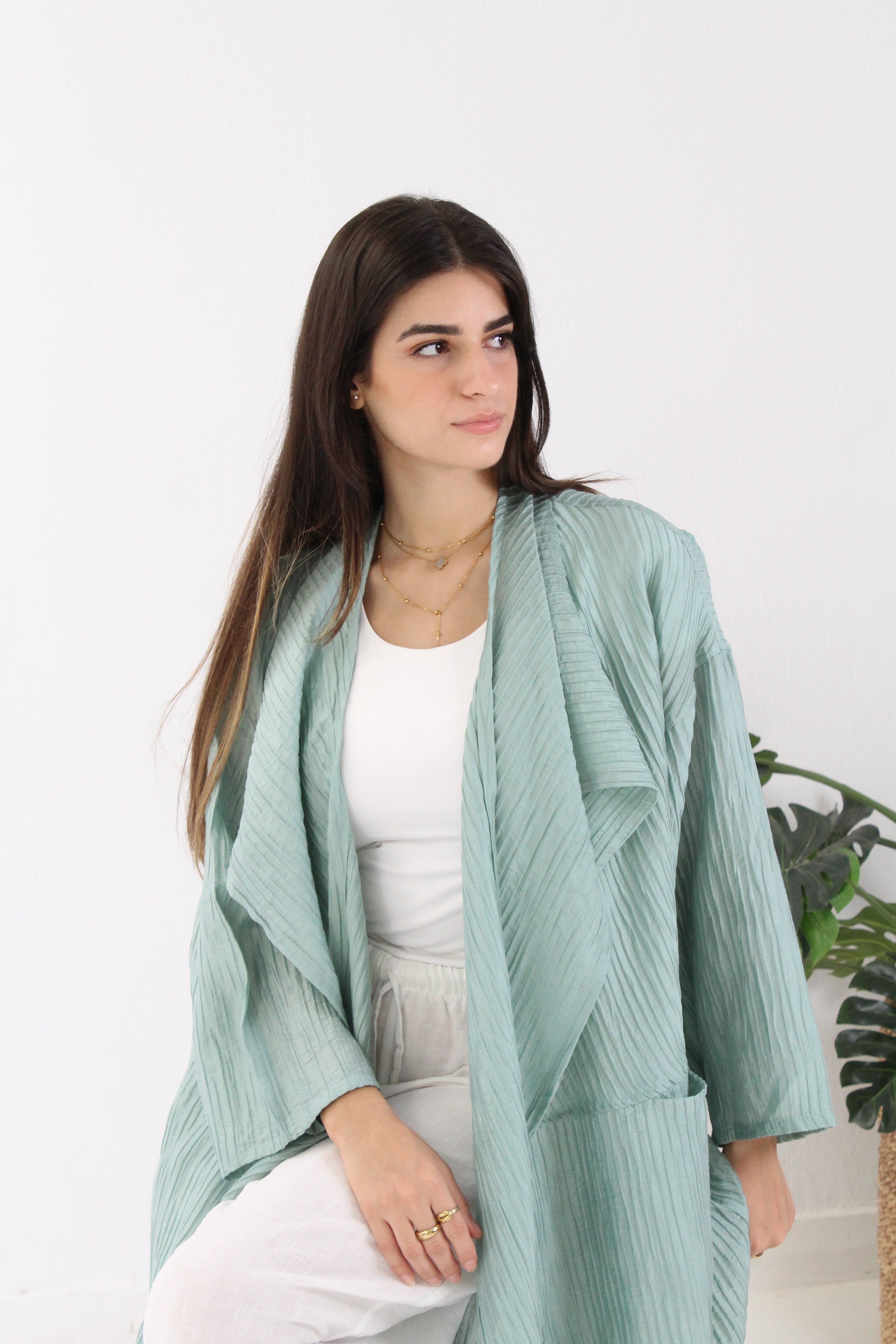Jakar kimono - Mint Blue