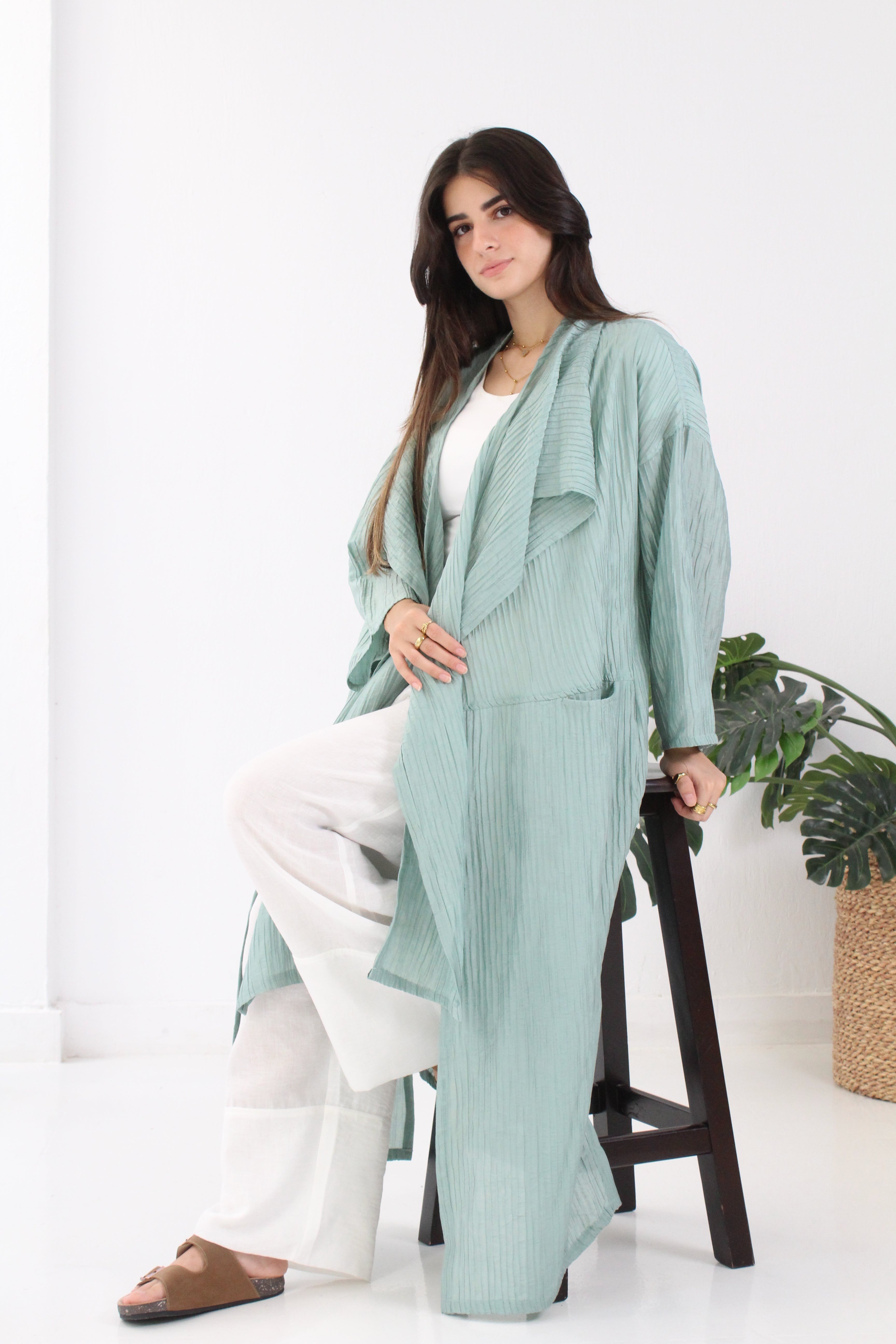 Jakar kimono - Mint Blue