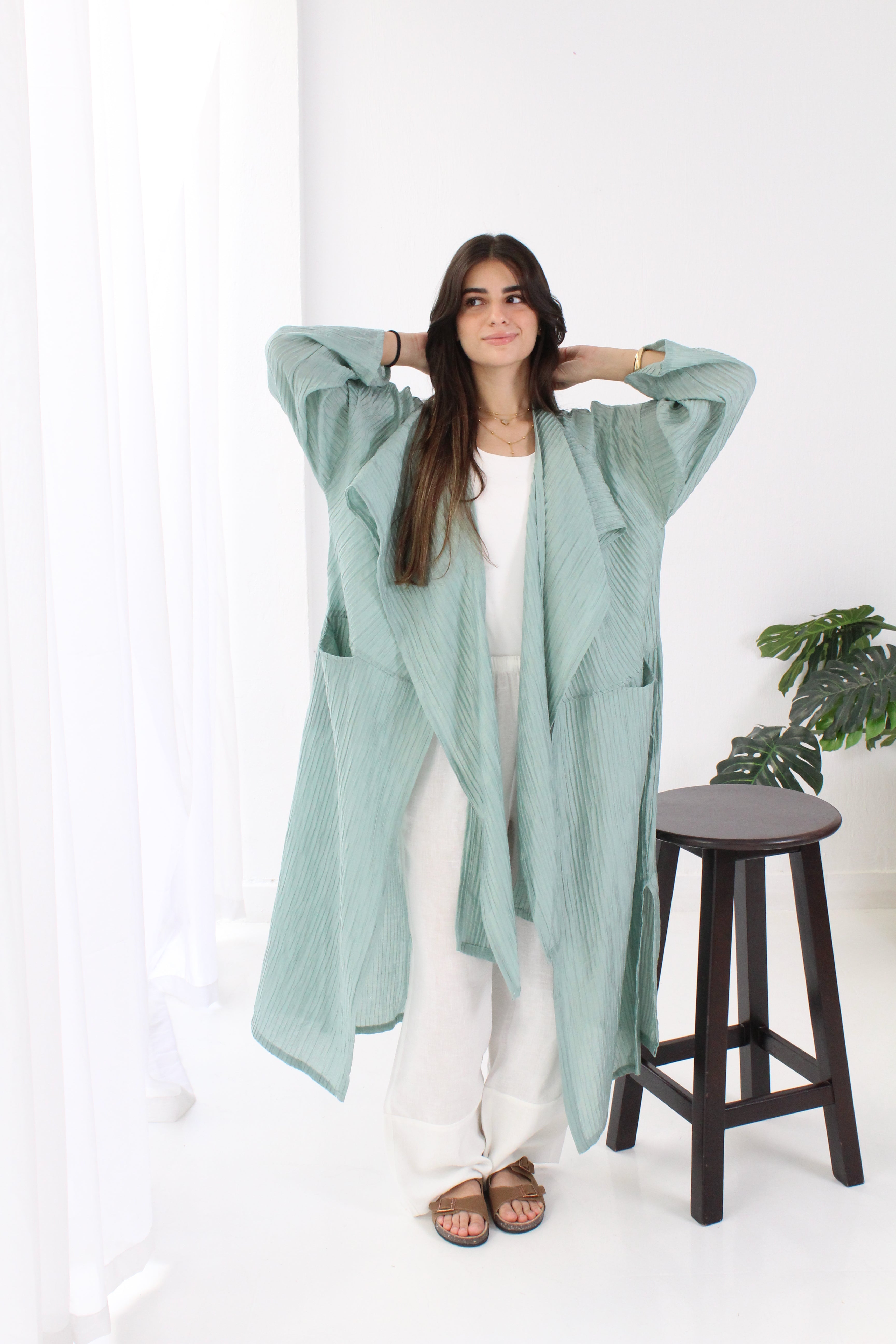Jakar kimono - Mint Blue