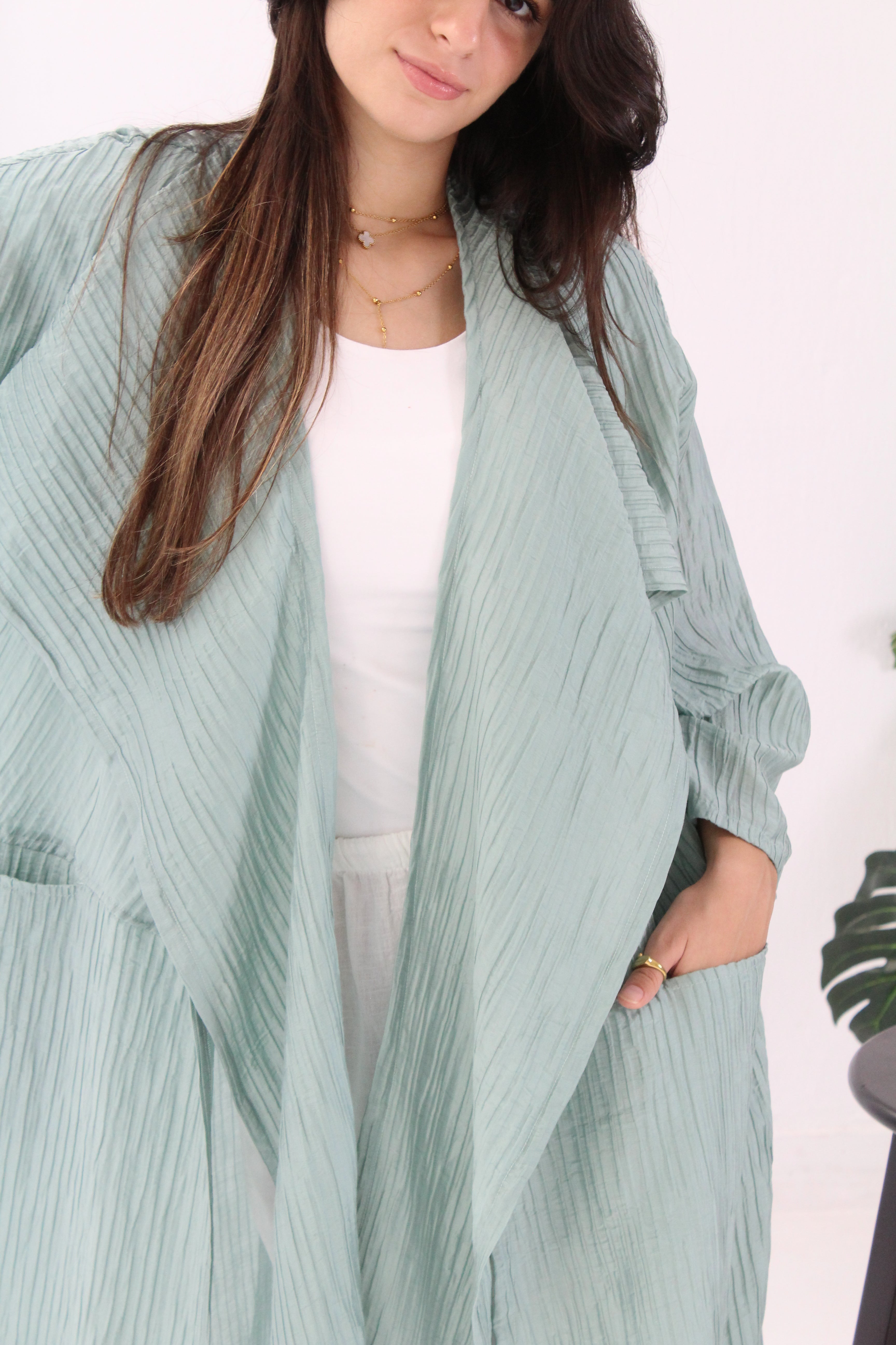 Jakar kimono - Mint Blue