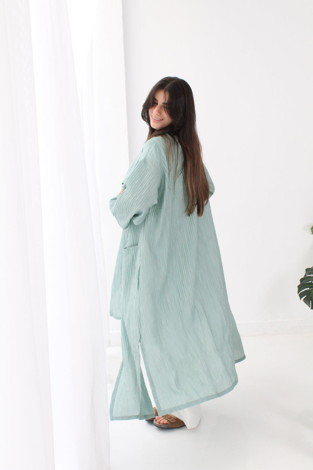 Jakar kimono - Mint Blue