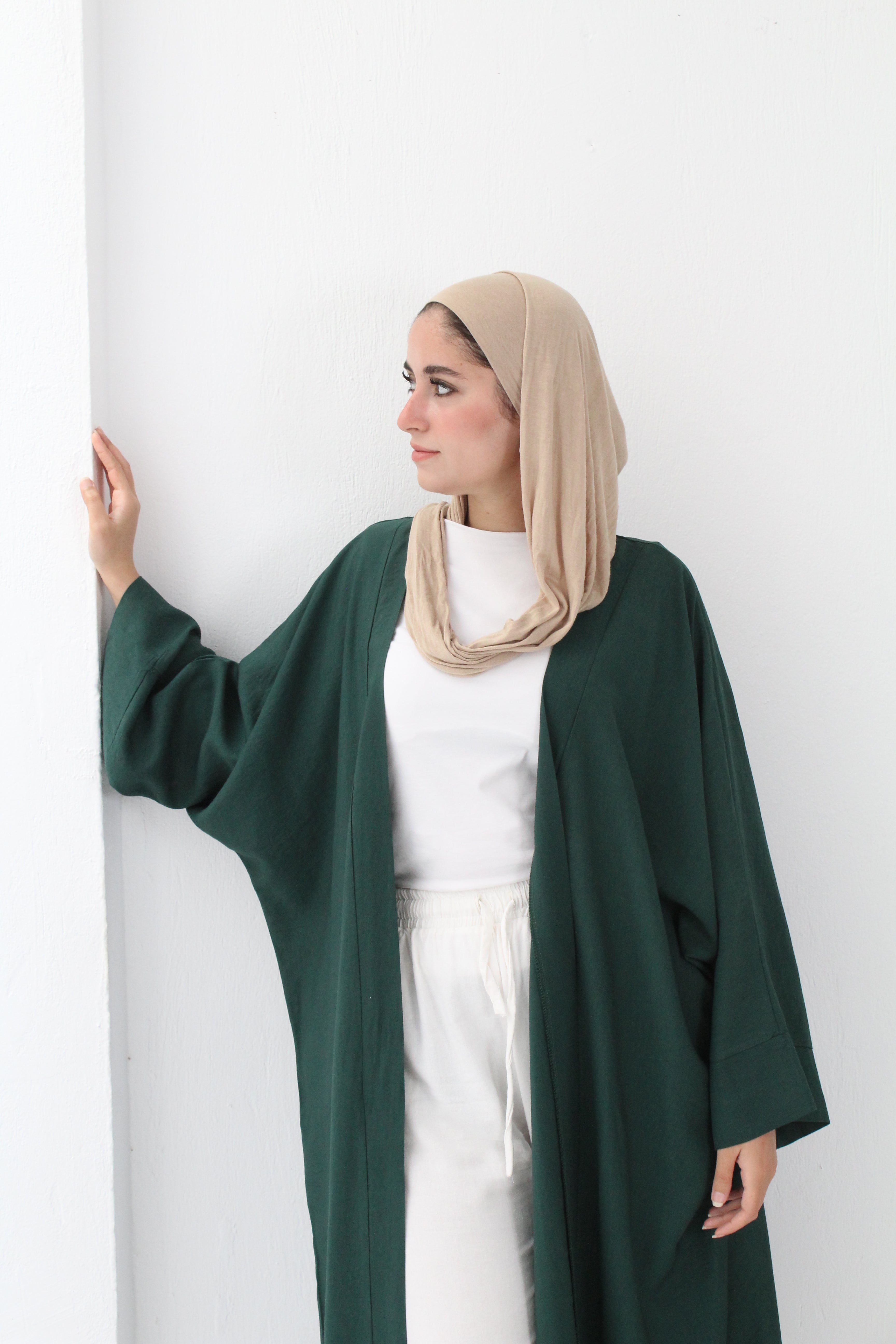 Linen Kimono - Green