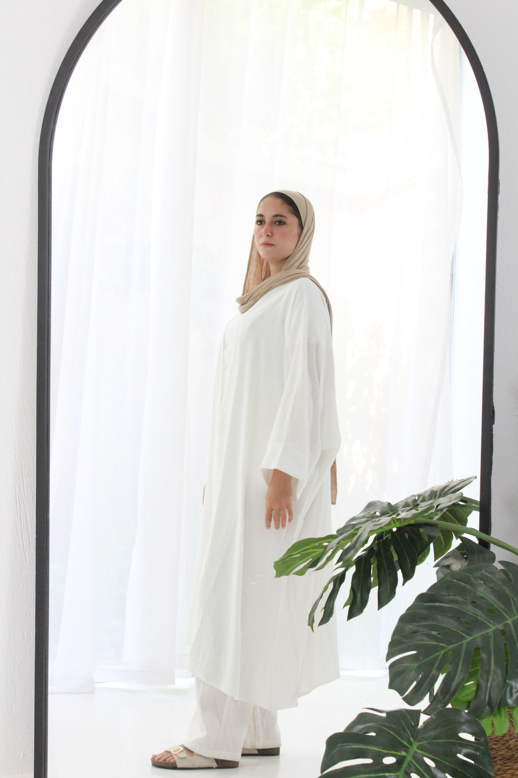 Linen Kimono - White