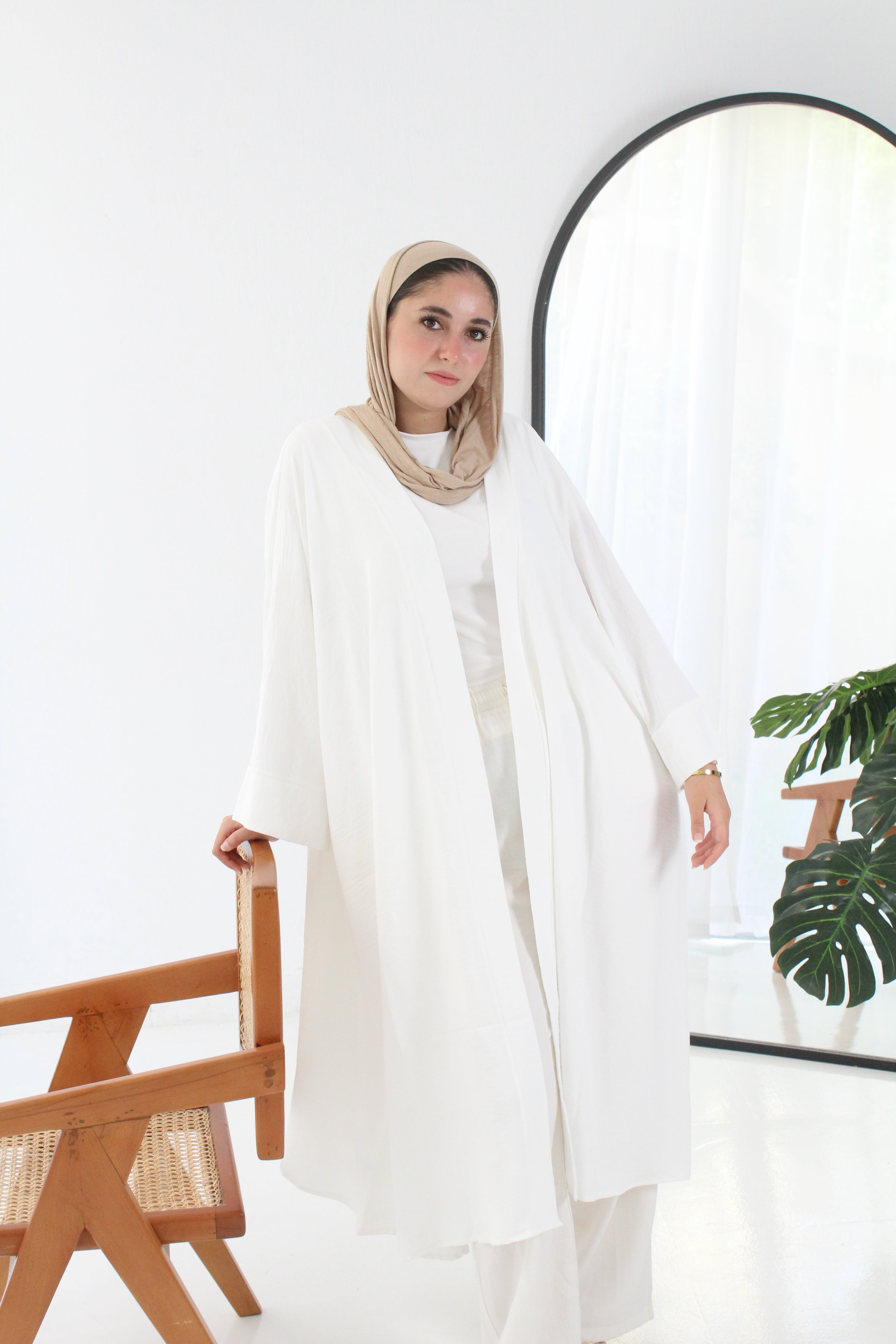 Linen Kimono - White