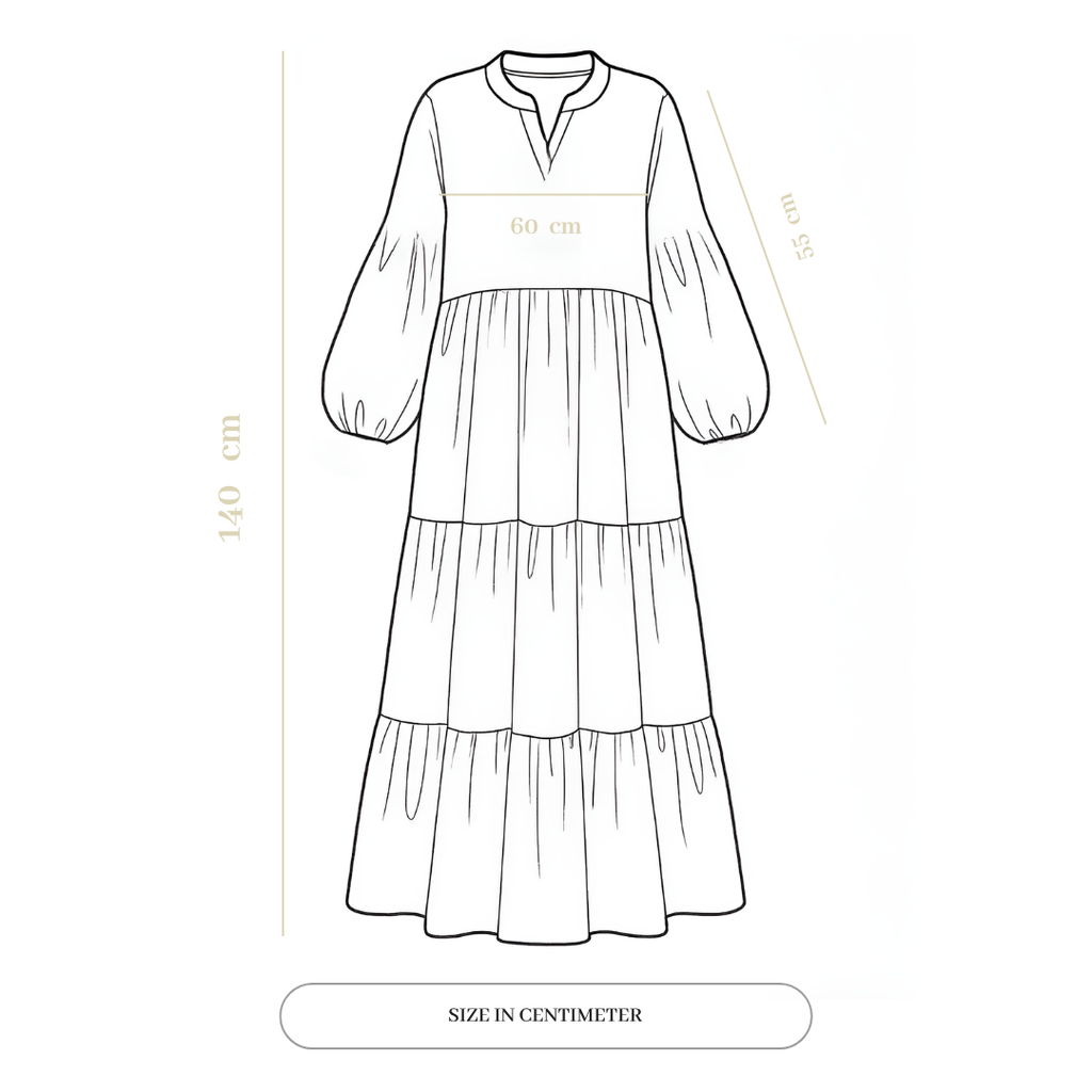Flow Linen Maxi Dress - Black