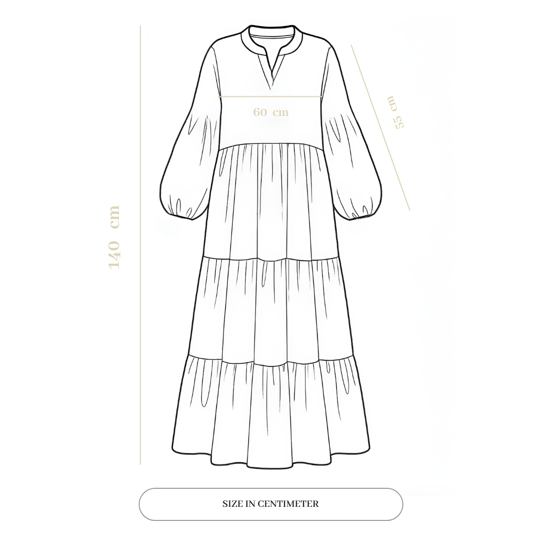 Flow Linen Maxi Dress - Black